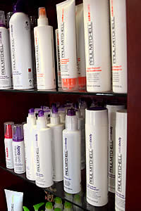 Paul Mitchell salon products at Tim Murphy's Salon and Spa